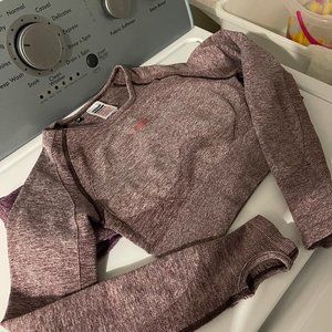 GYMSHARK FLEX SET- SIZE S 10/10 - berry rose